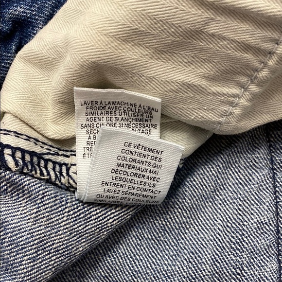 Free People Light Blue Jean Micro Shorts - Picture 8 of 9